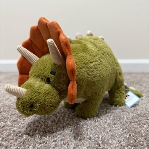 NWT Jellycat ARCHIE DINOSAUR - SOLD OUT - Plush Triceratops Soft Stuffed Animal